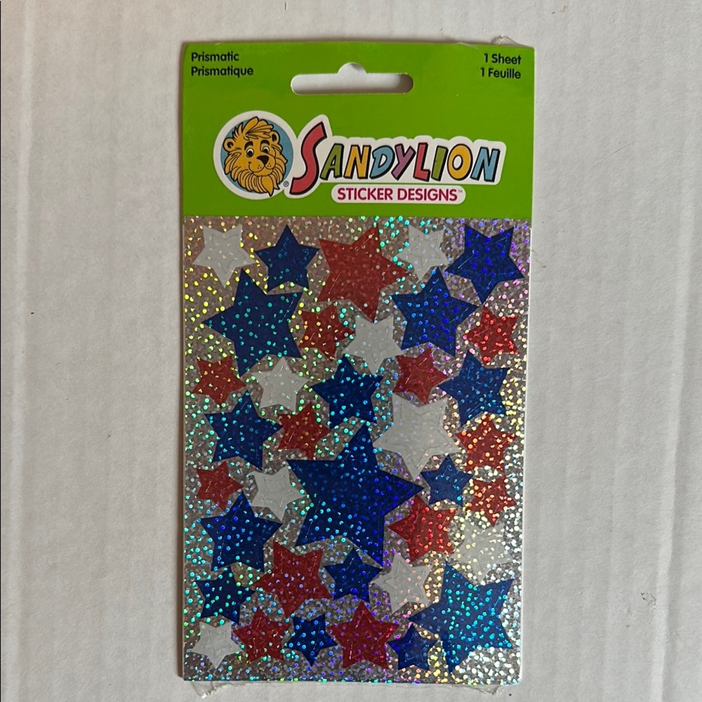 Sandylion Prismatic Star Stickers
